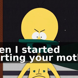 When I started courting your mother,