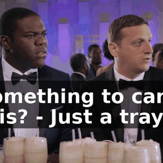 Something to carry this? - Just a tray--