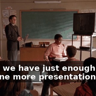 Now, we have just enough time for one more presentation.