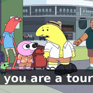 But you are a tourist?