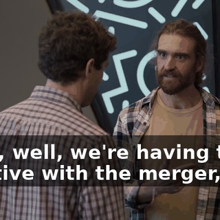 Yeah, well, we're having to be creative with the merger, so...