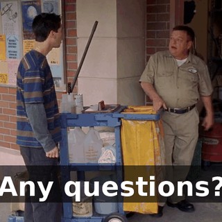 Any questions?