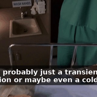It was probably just a transient infection or maybe even a cold sore.