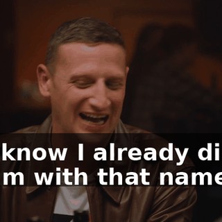 you know I already did an album with that name."