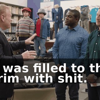 it was filled to the brim with shit.