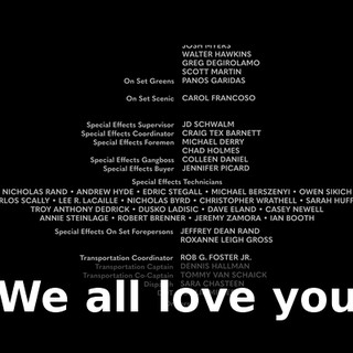 ♪ We all love you ♪