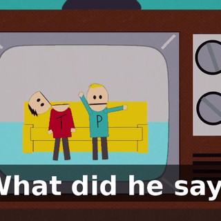 What did he say?