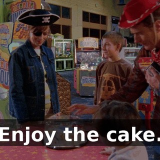 Enjoy the cake.