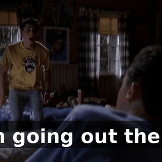 I'm going out there.