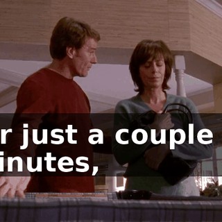 for just a couple of minutes,