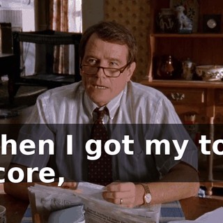 when I got my top score,