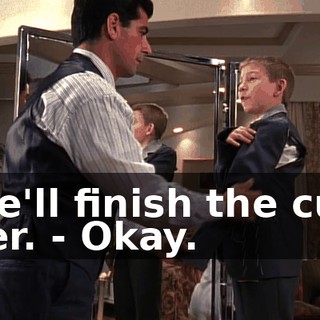 - We'll finish the cuffs later. - Okay.