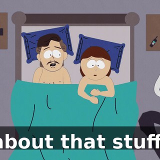about that stuff.