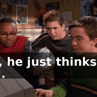 No, he just thinks he did.
