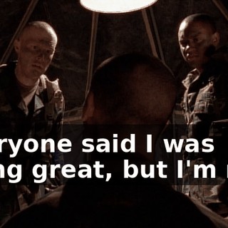 Everyone said I was doing great, but I'm not!