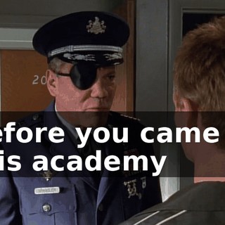 Before you came to this academy