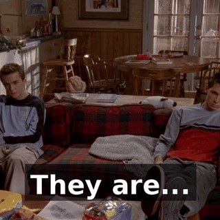 They are...