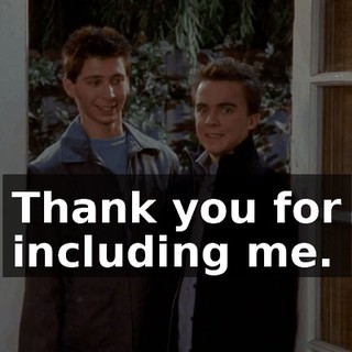 Thank you for including me.