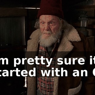 I'm pretty sure it started with an O.