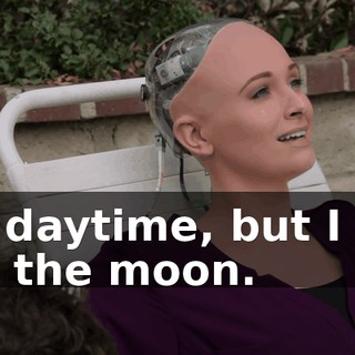 It's daytime, but I can see the moon.