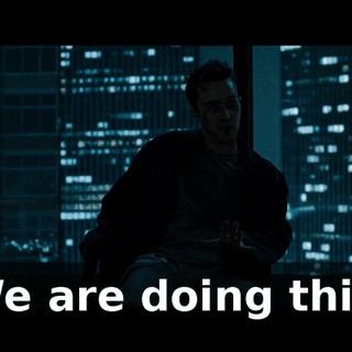We are doing this.