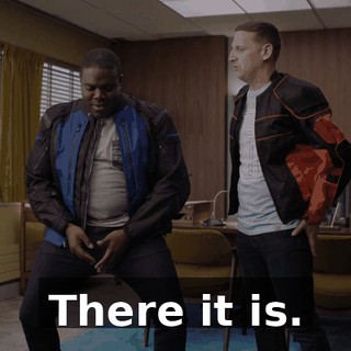 There it is.