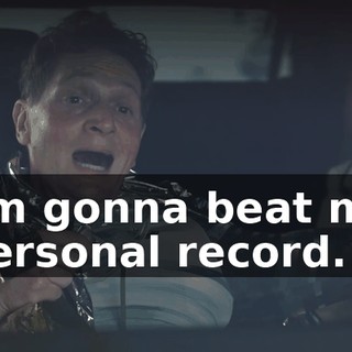 I'm gonna beat my personal record.