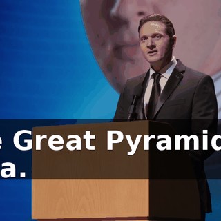 the Great Pyramid of Giza.