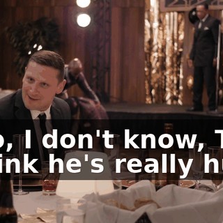 - No, I don't know, Tim. I think he's really hurt.