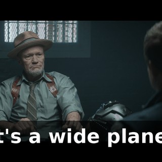 It's a wide plane.