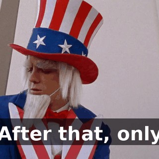 After that, only