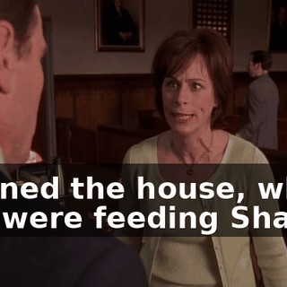 cleaned the house, while you were feeding Shamu!