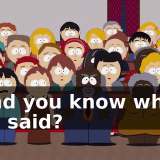 And you know what he said?