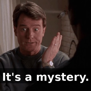 It's a mystery.