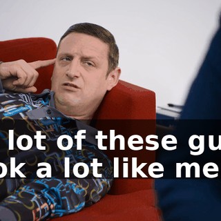"A lot of these guys look a lot like me."