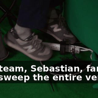 Red team, Sebastian, fan out and sweep the entire venue.