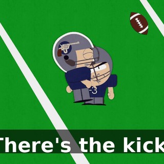 There's the kick.