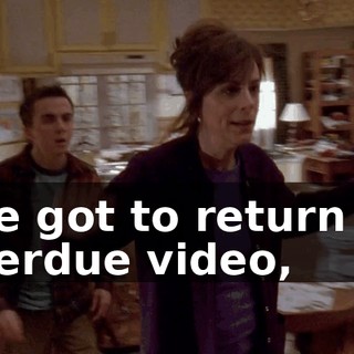 I've got to return an overdue video,