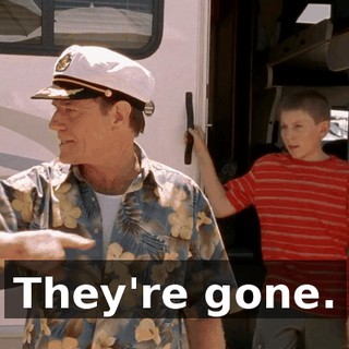 They're gone.