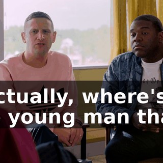 - Actually, where's the young man that--