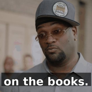 on the books.