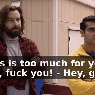 - This is too much for you? Well, fuck you! - Hey, guys?