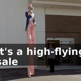 ♪ It's a high-flying sale ♪