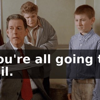 You're all going to jail.
