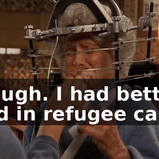 Enough. I had better food in refugee camp.