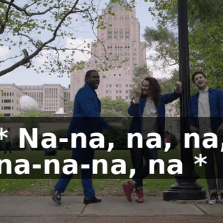 * Na-na, na, na, na-na-na, na *