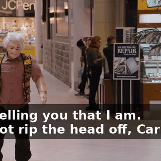 -I'm telling you that I am. -Do not rip the head off, Carmine.