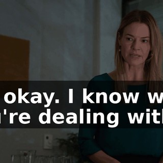 It's okay. I know what you're dealing with.