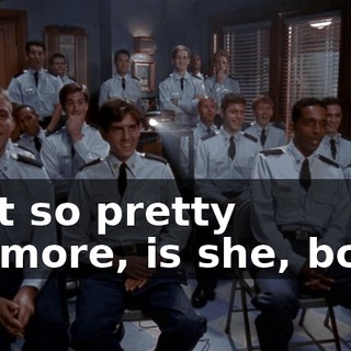 Isn't so pretty anymore, is she, boys?