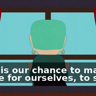 This is our chance to make a name for ourselves, to show